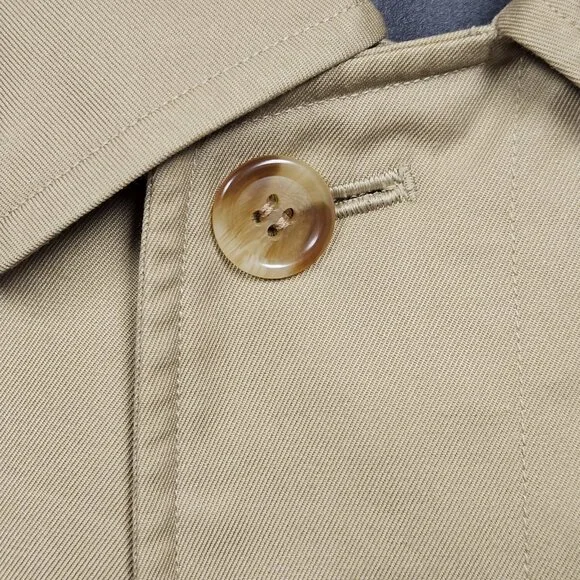 Burberry's Single-Breasted Straight Silhouette Vintage Trench Coat Men S Women M - Picture 4 of 11